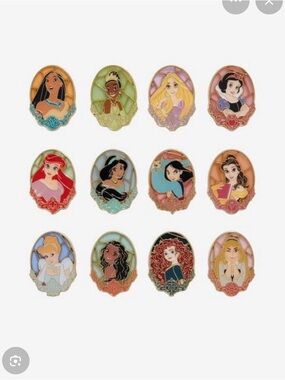Loungefly Disney Princess Stained Glass Pin